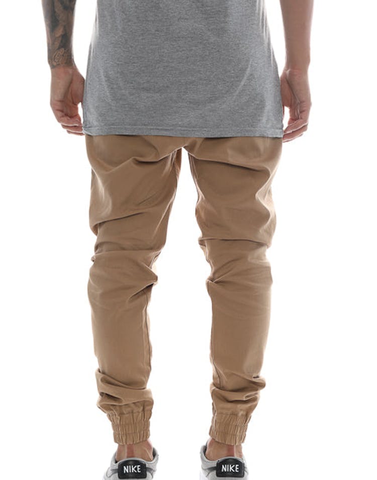 Propre Woven Joggers Tobacco