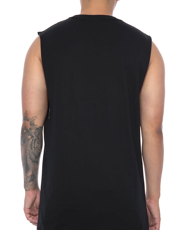 Goat Crew Zero Fcks Muscle Tank Black