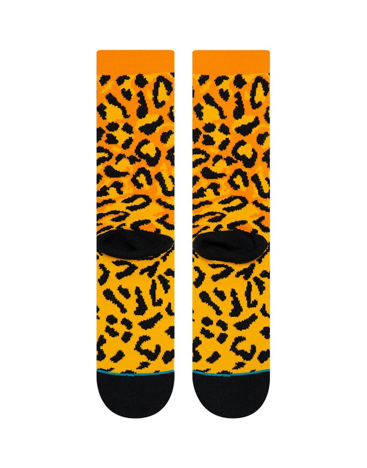 Stance NBA Logoman Leopard Gold