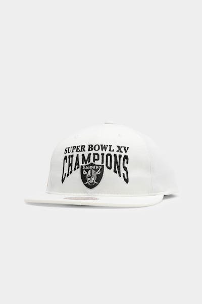 Mitchell & Ness Raiders Superbowl XV Deadstock Snapback White