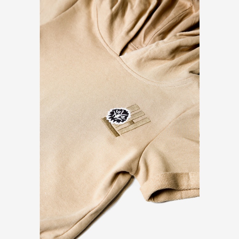 Lil Homme Faucon SS Hoodie Stone