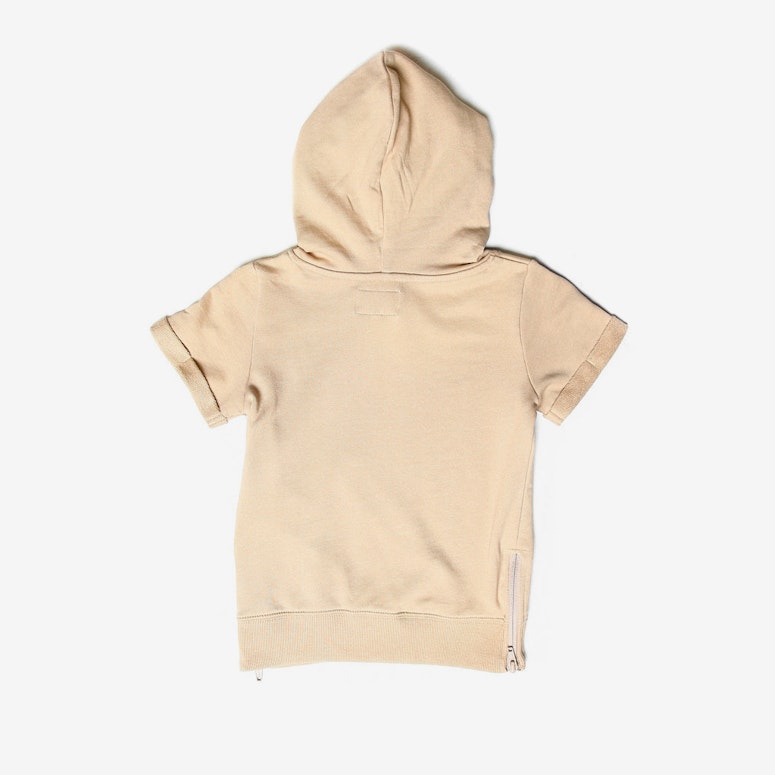 Lil Homme Faucon SS Hoodie Stone