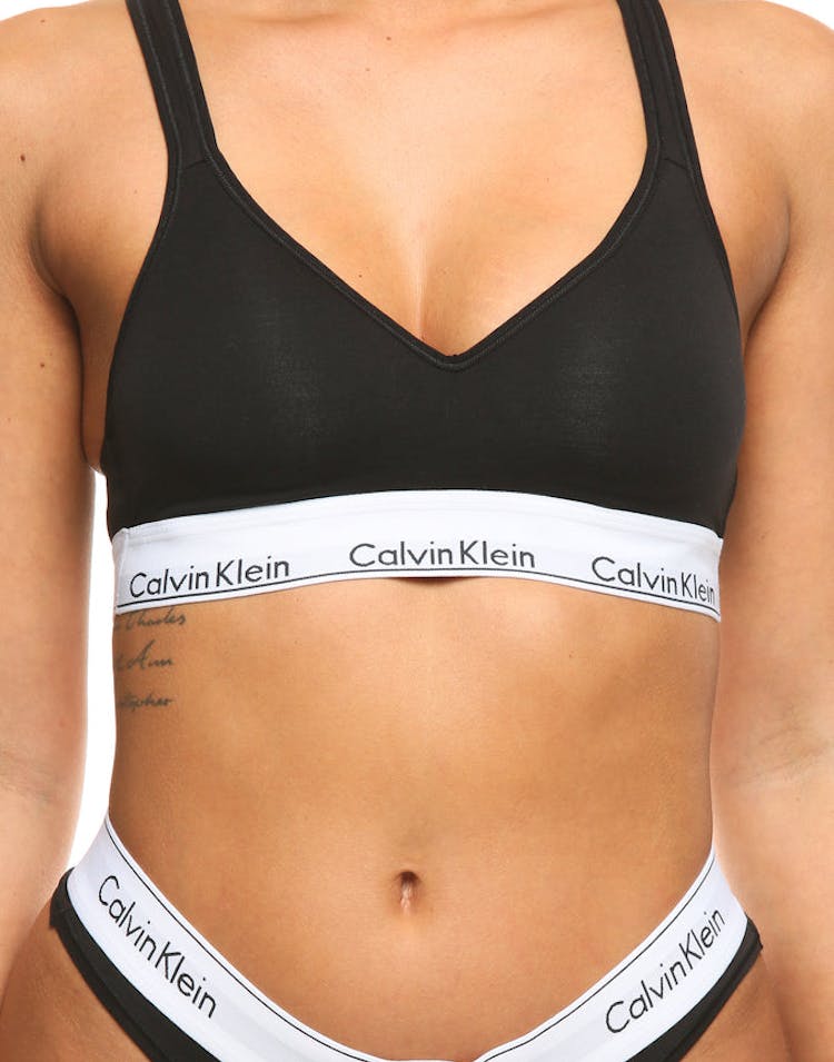 Calvin Klein Modern Cotton Bralette Black