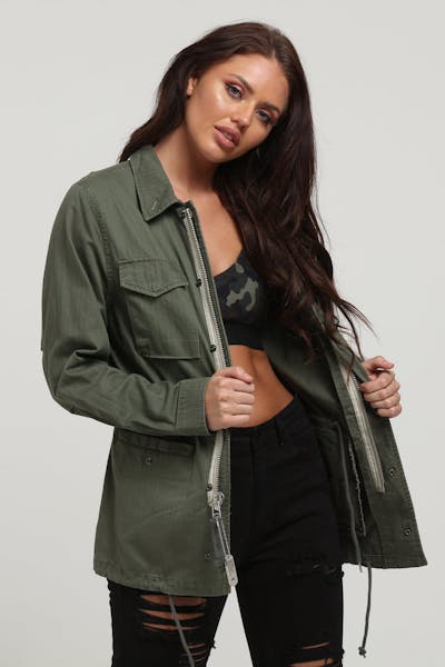 Alpha Industries Women's Revival Field Coat Olive