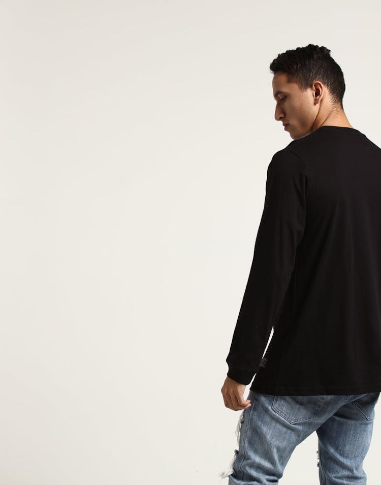 Lower X Culture Kings Gabber QRS LS Tee Black/Gold