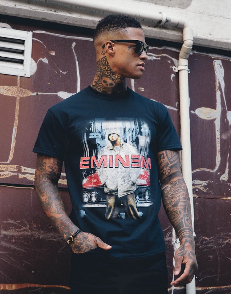 Eminem Car SS Tee Black