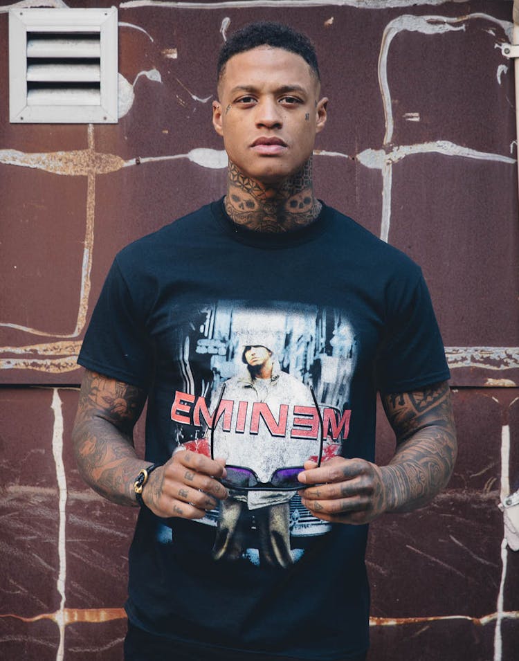Eminem Car SS Tee Black