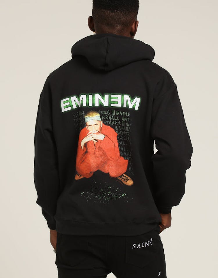 Eminem Lyrics Hoodie Black