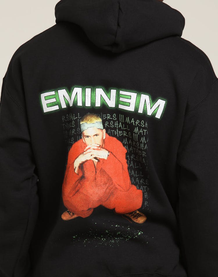 Eminem Lyrics Hoodie Black