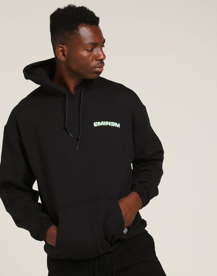 Eminem Lyrics Hoodie Black