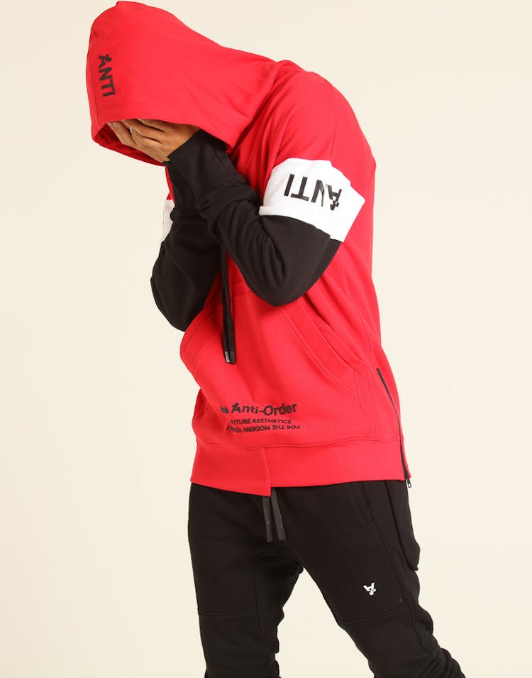 The Anti-Order Future Sport Hoody Red/Black/White