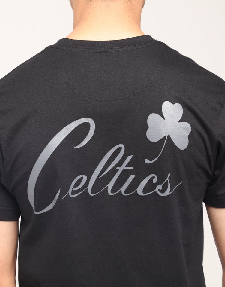 Mitchell & Ness Boston Celtics Tonal Wordmark SS Tee Black