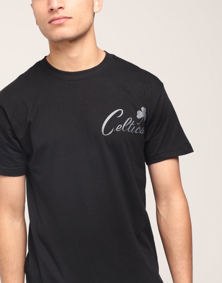 Mitchell & Ness Boston Celtics Tonal Wordmark SS Tee Black