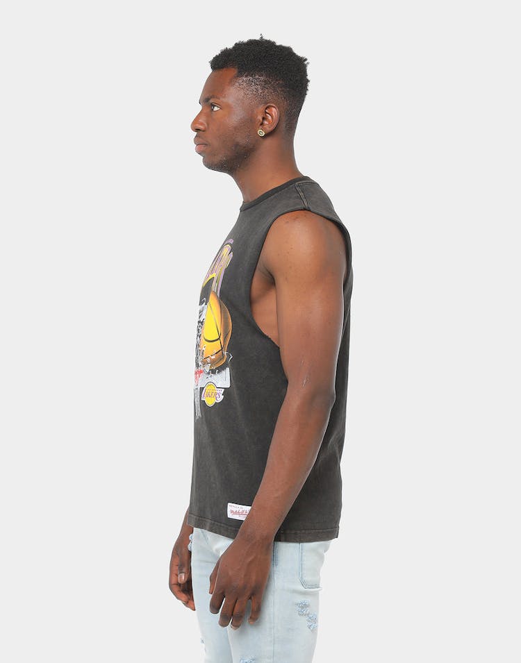 Mitchell & Ness Los Angeles Lakers Vintage Champ Rings Muscle Black