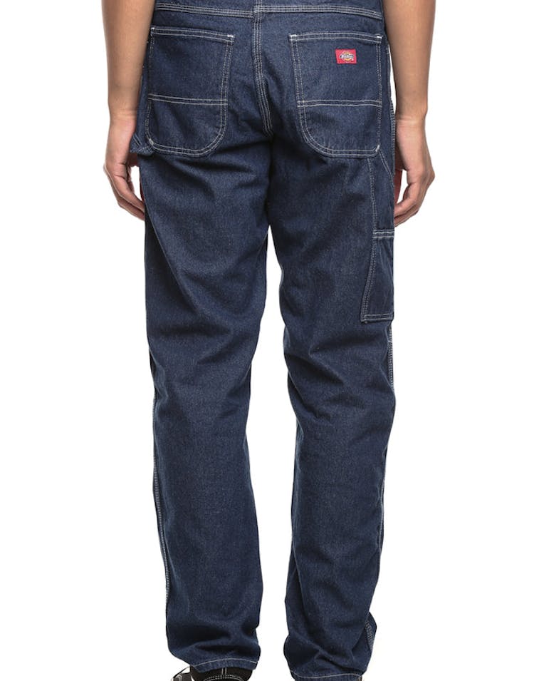 Dickies Relaxed Straight Fit Carpenter Denim Jeans Blue