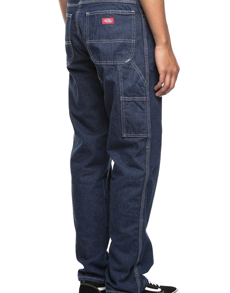 Dickies Relaxed Straight Fit Carpenter Denim Jeans Blue