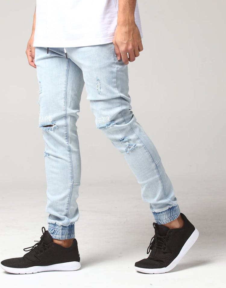 Saint Morta Bleeding Knees Jogger Light Blue