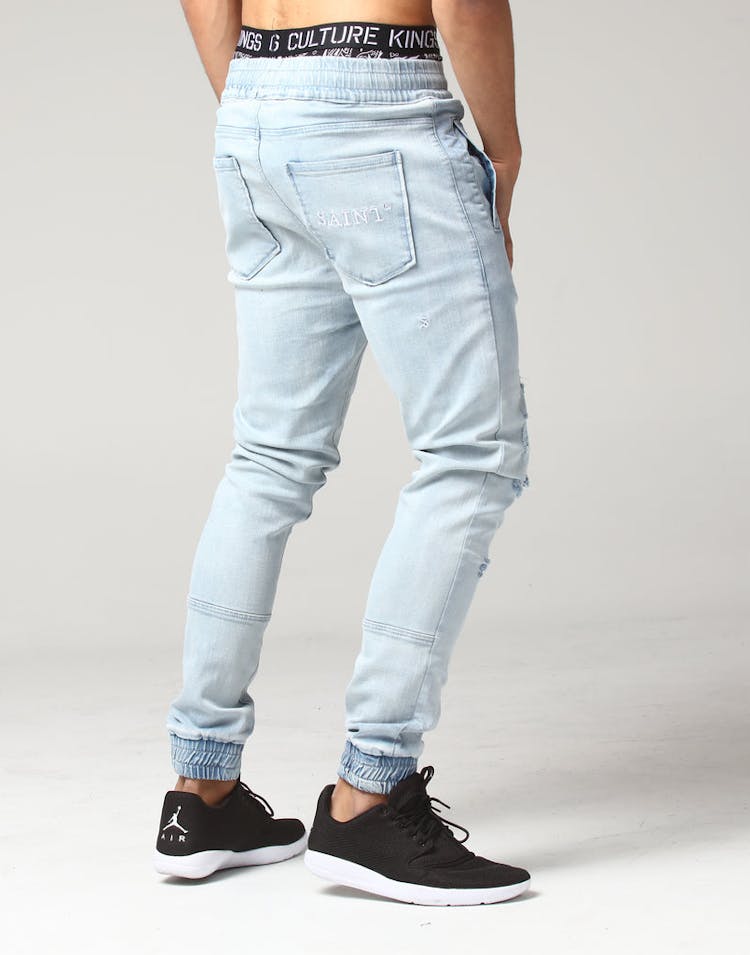 Saint Morta Bleeding Knees Jogger Light Blue