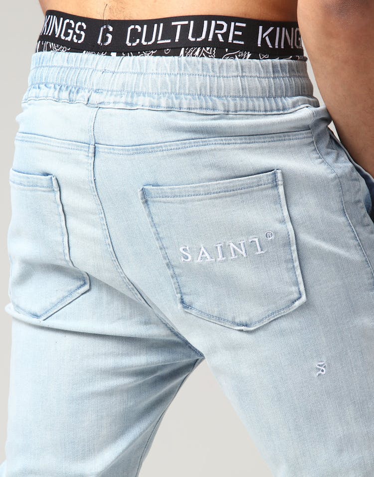 Saint Morta Bleeding Knees Jogger Light Blue