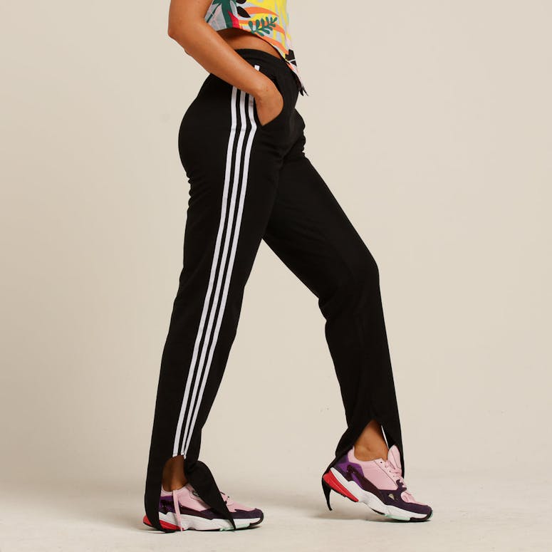 Adidas Women's Floral Tracksuit Pants Black