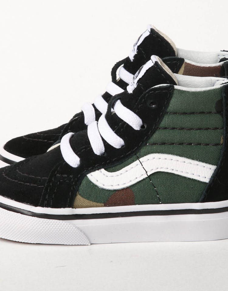 Vans SK8-HI ZIP Black/Camo/White