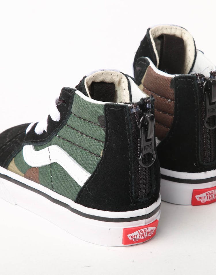 Vans SK8-HI ZIP Black/Camo/White