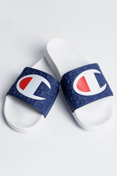 Champion Multi-Lido Slide White/Navy