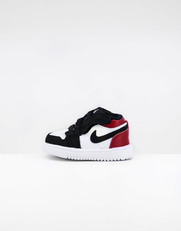 Jordan Toddler Jordan 1 Low Alt White/Black/Red