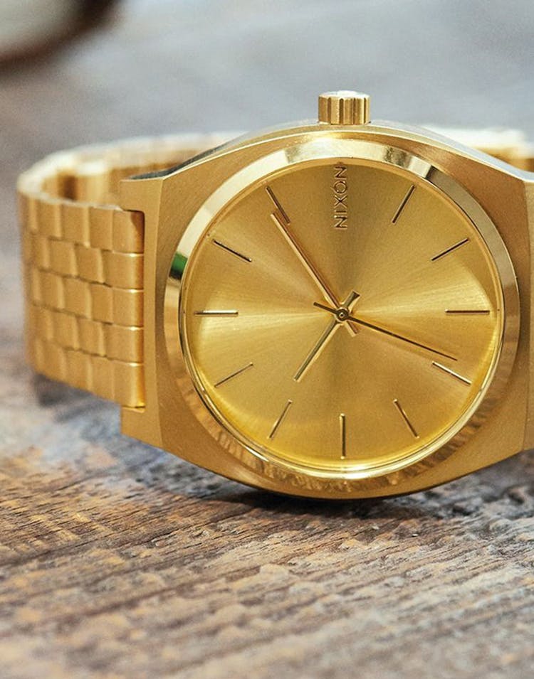 Nixon Time Teller Gold