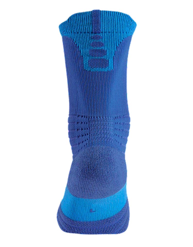 Nike Elite Versatility Crew Basketball Sock Blue/Blue