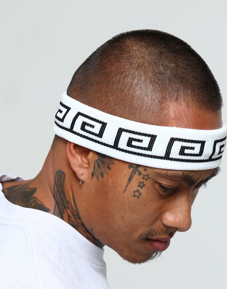 Last Kings Scribe Headband White/Black