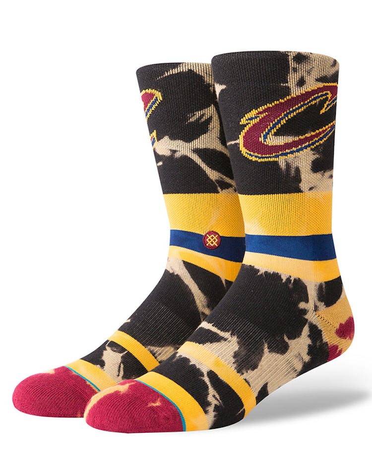 Stance Cleveland Cavaliers Acid Wash Sock Burgundy