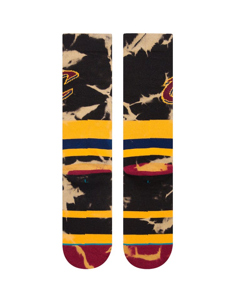 Stance Cleveland Cavaliers Acid Wash Sock Burgundy