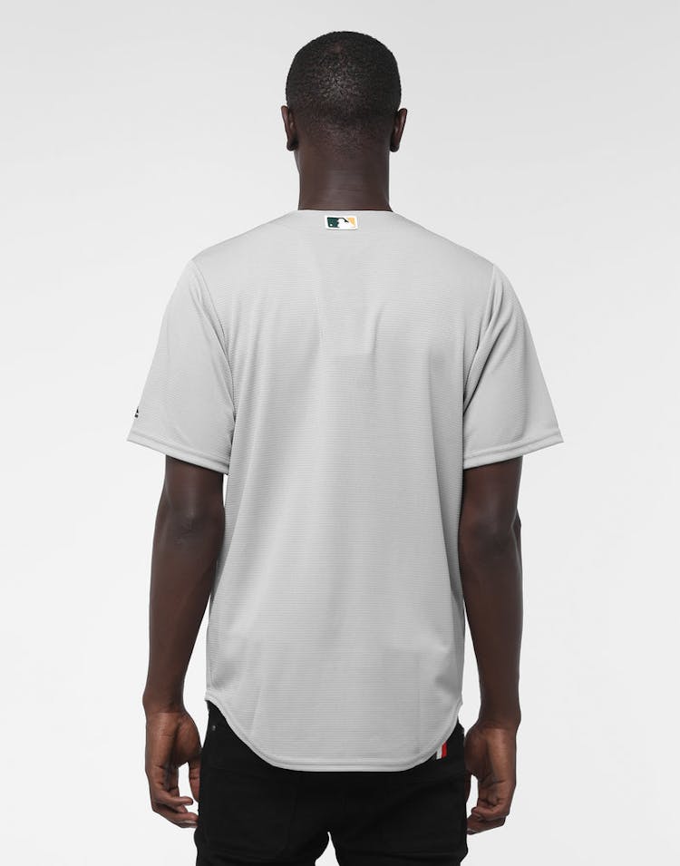 Majestic Athletic Oakland Athletics Cool Base Jersey Grey