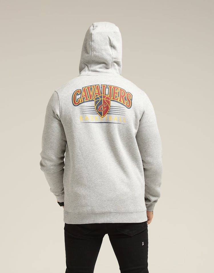 Nike Cleveland Cavaliers Hoodie FZ Essential Spring Hood Heather Grey/Red