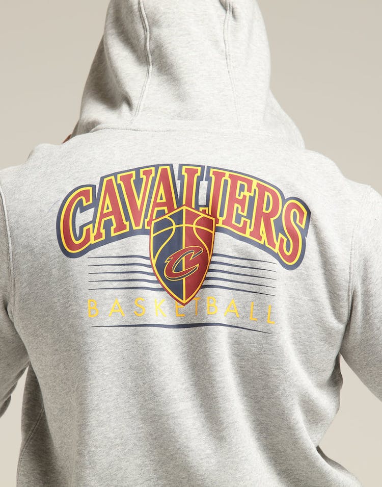 Nike Cleveland Cavaliers Hoodie FZ Essential Spring Hood Heather Grey/Red