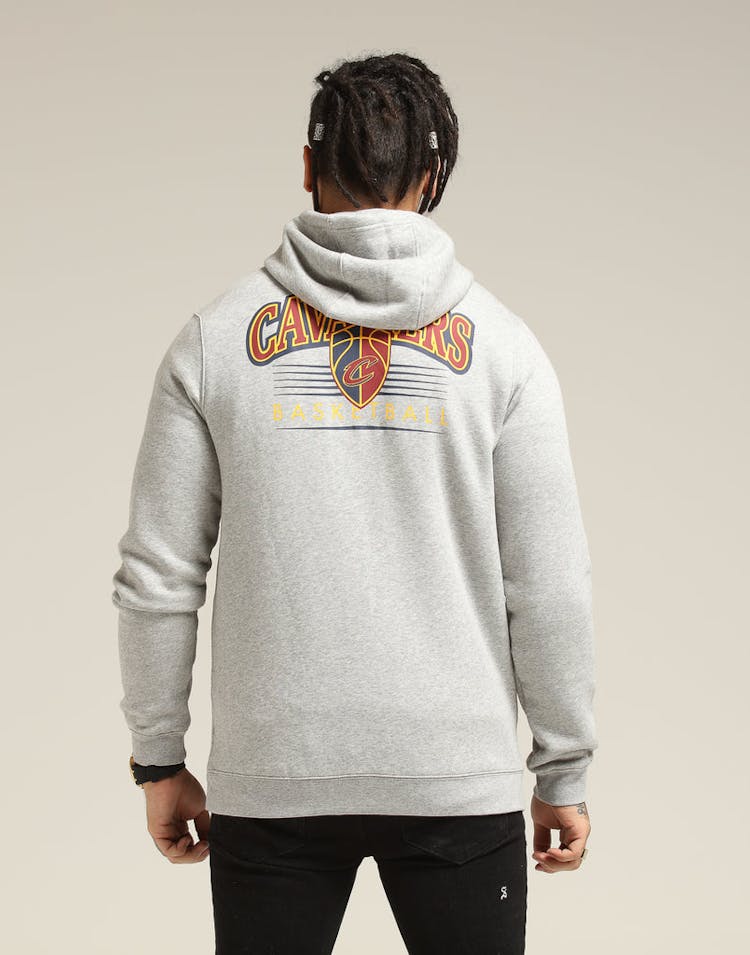 Nike Cleveland Cavaliers Hoodie FZ Essential Spring Hood Heather Grey/Red