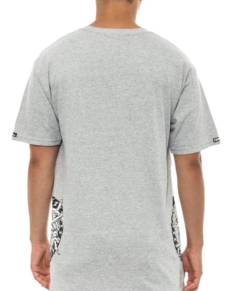 Defaced Bandusa Tee Heather Grey