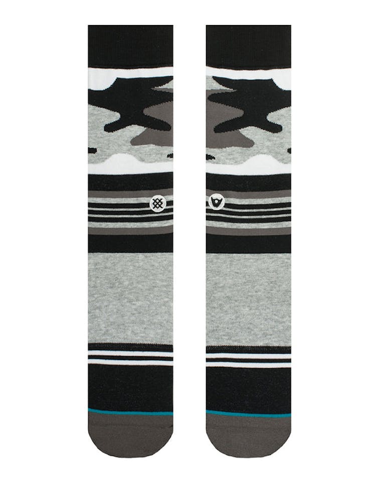 Stance Harden Camo Sock Grey