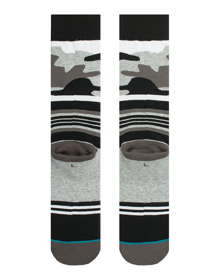 Stance Harden Camo Sock Grey