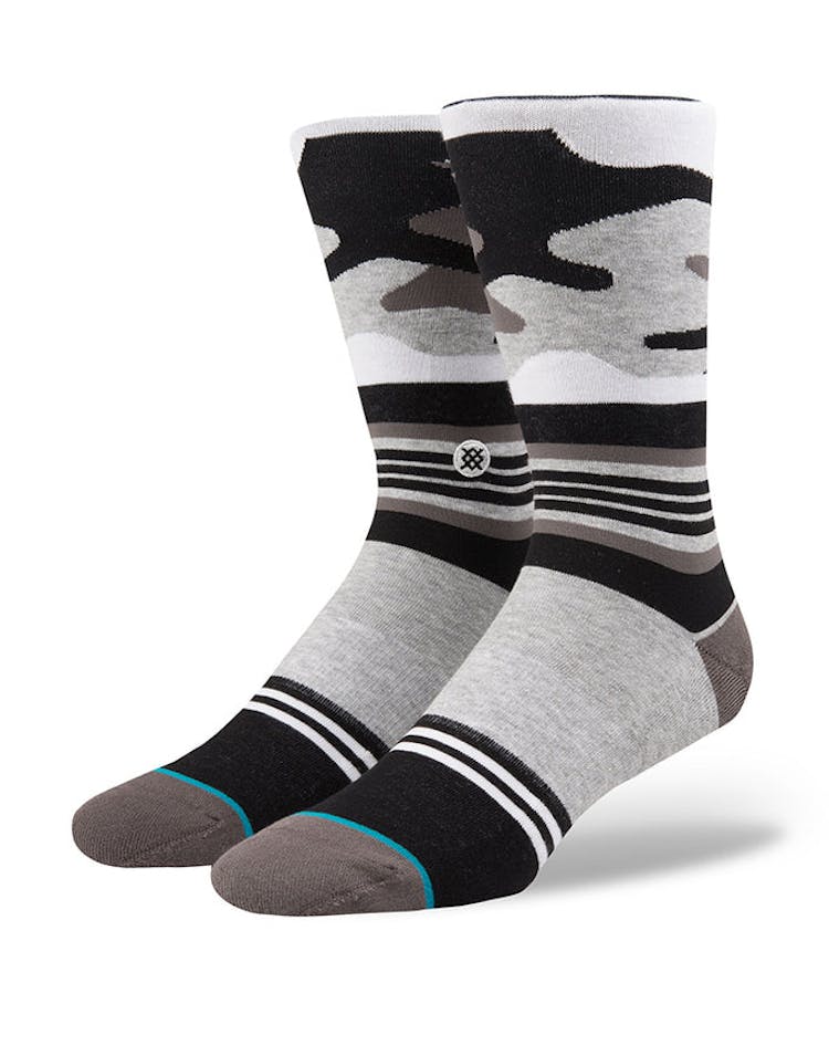 Stance Harden Camo Sock Grey