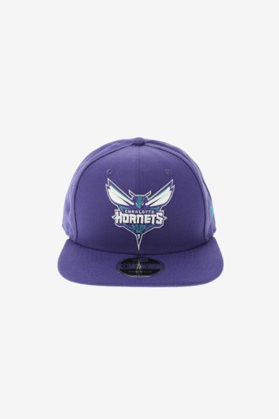 New Era Charlotte Hornets Grey Undervisor 950 Original Fit Snapback Purple