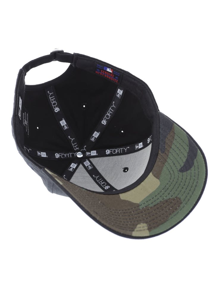 New Era Los Angeles Dodgers Military Camo 9FORTY Strapback Black/Camo