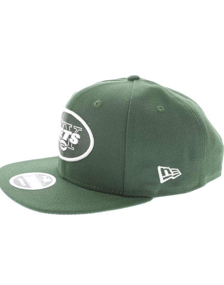 New Era New York Jets 950 Original Fit Grey Undervisor Snapback Dark Green