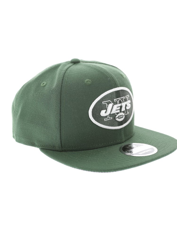New Era New York Jets 950 Original Fit Grey Undervisor Snapback Dark Green