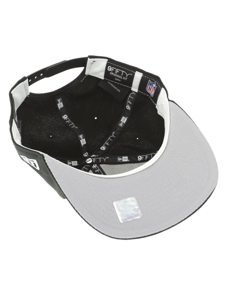 New Era Carolina Panthers 950 Original Fit Grey Undervisor Snapback Black