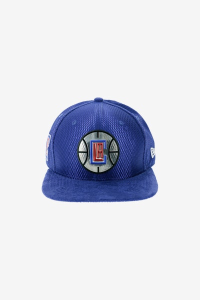 New Era Los Angeles Clippers 9FIFTY Original Fit On-Court Collection Draft Snapback Navy