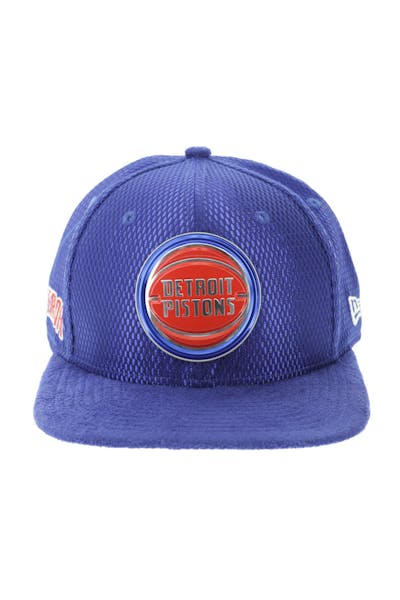 New Era Detroit Pistons 9FIFTY Original Fit On-Court Collection Draft Snapback Royal