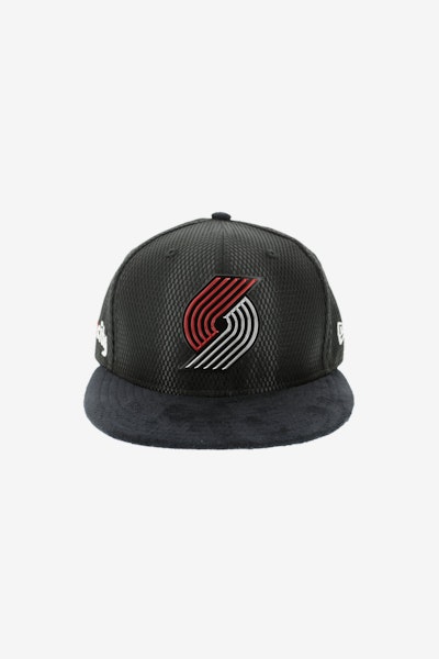 New Era Portland Trailblazers 9FIFTY On-Court Collection Draft Snapback Black