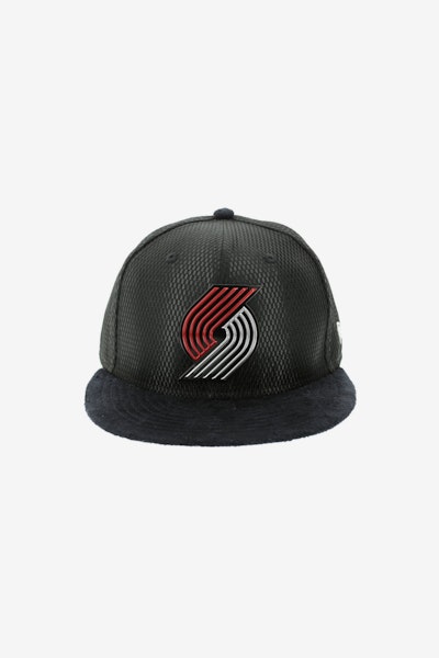 New Era Portland Trailblazers 59FIFTY Fitted On-Court Collection Draft Black